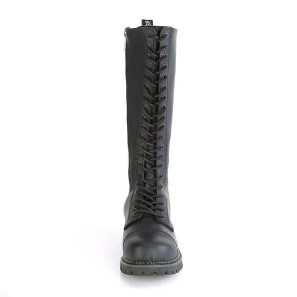 Gothic Steel Toe Knee High Boots main image 5